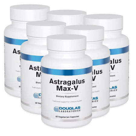 [해외]더글라스랩 아스트라갈러스 황기 맥스 브이 캡슐 60정 6개 Douglas Laboratories Astragalus Max-V
