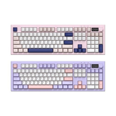 콕스 COX CM105KD 유선 조약돌 키보드 핑크, 멤브레인