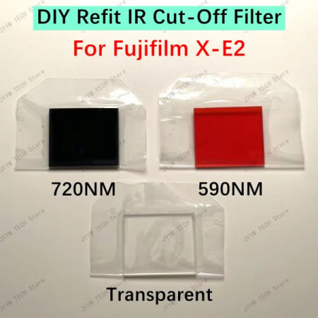 FUJI Fujifilm X-E2 카메라 용 맞춤형 제품 DIY Refit IR 컷 오프 필터 CCD CUT-OFF 적외선 사진 수정
