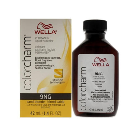 [해외]웰라 9NG 샌드 블론드 컬러참 헤어 컬러 염색 42ml Wella ColorCharm Permanent Liquid Hair Color for