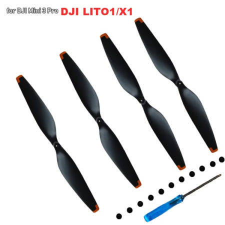 DJI Lito1/X1 /Mini 3 Pro 프로펠러용 블레이드 경량 날개 빠른 분리형 드론 액세서리