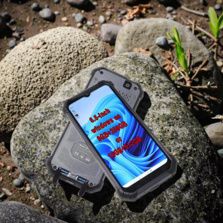 튼튼한 휴대용 바코드 스캐너 윈도우 PDA 인텔 N100 4G LTE WiFi 블루투스 데이터 수집 IP67 SH6 6.5인치