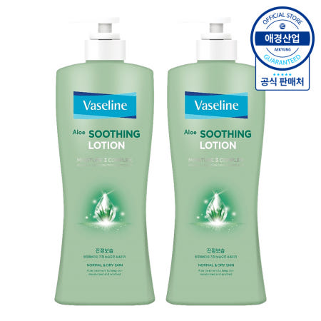 [애경] 바세린 알로에 수딩 로션 450ml x2개