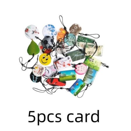 5Pcs IC 13.56Mhz UID 블록 0 섹터 쓰기  재기록 스마트 M1 변경 키 태그 체인 Keyfobs 카드