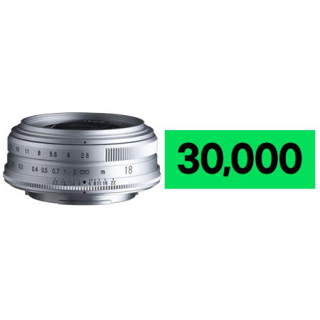 보이그랜더 COLOR SKOPAR 18mm F2.8 ASP 실버 후지X + 캐시백 (정품보유)