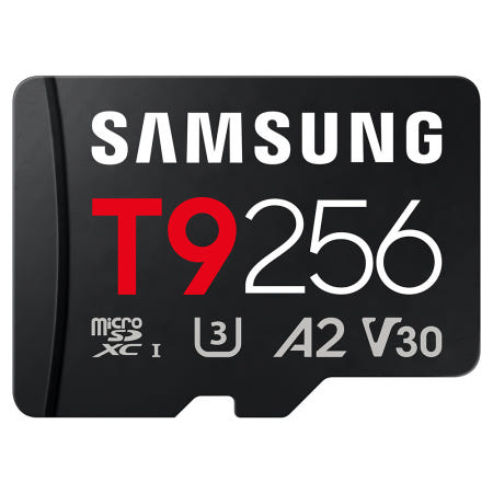 삼성 마이크로SD카드 T9 블랙박스 닌텐도 액션캠 카메라 외장 메모리카드 256GB