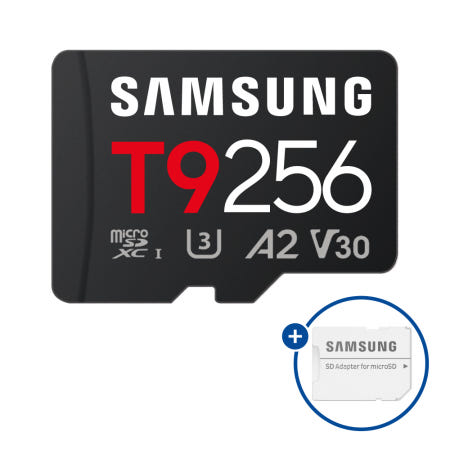 삼성 마이크로 SD카드 T9 블랙박스 닌텐도 카메라 외장메모리 +어댑터 256GB