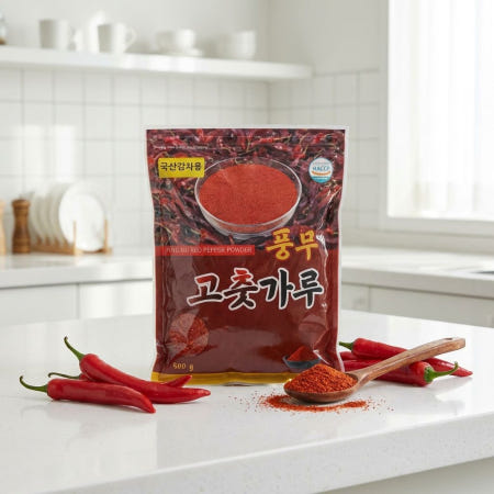 25년 국산 고춧가루 풍무 1kg 김치용 굵은입자