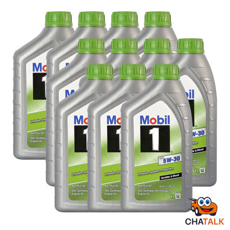 [정품보증]Mobil1 모빌원 ESP 5W-30 프리미엄 합성 엔진오일 1L, 11개