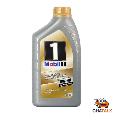 [100%합성유]Mobil1 모빌원 FS 0W-40 프리미엄 합성 엔진오일 1L, 1개
