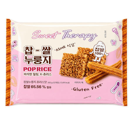 찹쌀 누룽지 츄러스맛, 300g, 1개
