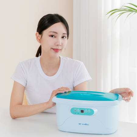 닥터웰 파라핀 베스 가정용 손 테라피 기계 촛농 용해기 치료기 아님 DWH-550 (본체+왁스4개), 1세트