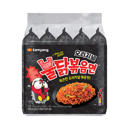 봉지라면 삼양 불닭볶음면 오리지널, 140g, 40개