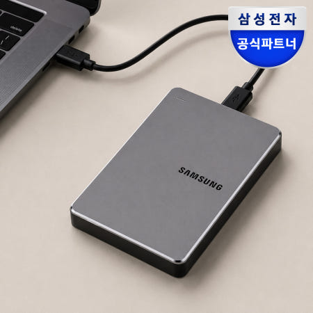 삼성전자 외장하드 Y3 파우치증정 1TB, 스모키 그레이