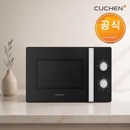 [특가판매] 쿠첸 20L 전자레인지 CMW-N200B 블랙 쾌속해동 보온 스팀 소독