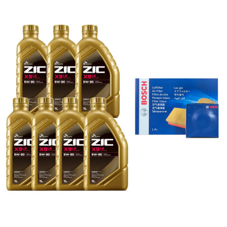 맥스크루즈 디젤 엔진오일 필터세트 [지크 ZIC X9 LS 5W30]
