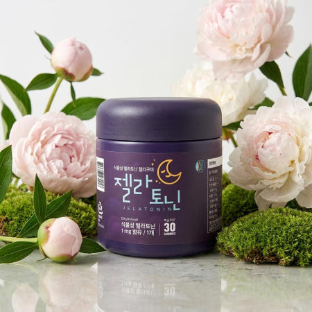 젤라토닌 멜라토닌 젤리 구미 식물성 1mg 30구미, 1개