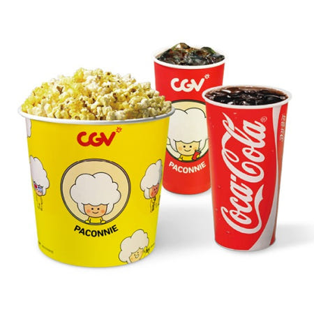 CGV 콤보세트 (팝콘L + 음료M 2잔) 바로사용  최대혜택 패스트오더 픽업가능