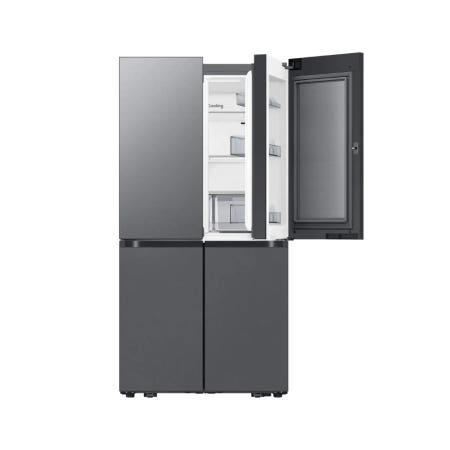 삼성전자 비스포크AI 4도어냉장고 902L 900리터대 RM70F90M2D 다크메탈 스마일