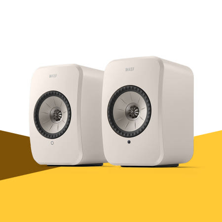 KEF 케프 LSX II LT 스테레오 스트리밍 액티브 스피커 스톤 화이트
