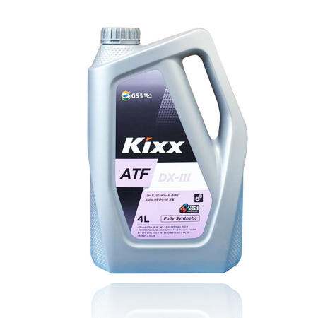 GS칼텍스 자동 변속기 오일 Kixx ATF DX-III 자동차용 기어오일 4L