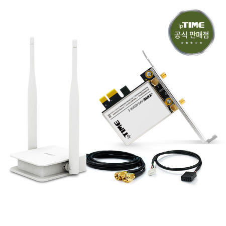 아이피타임 EFM네트웍스 AX5400PX-E 블루투스 2.4Gbps 5dBI 무선 랜카드