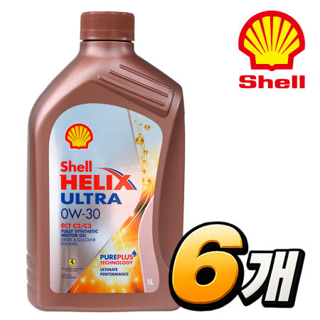 쉘 힐릭스 울트라 ECT C2 C3 0W-30, 1L, 6개