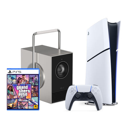 LG 시네빔 큐브(PU600U) + PS5 + GTA6 풀 게이밍 패키지