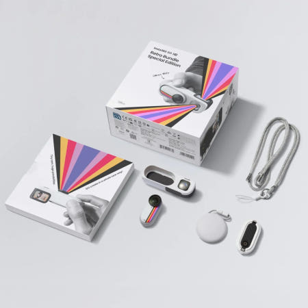 인스타360 GO 3S 캔버스 화이트, 레트로 번들 128GB