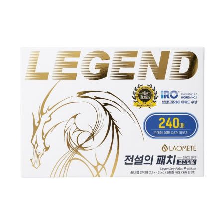 라오메뜨 전설의패치 레전드 프리미엄 준대형 40매 6개