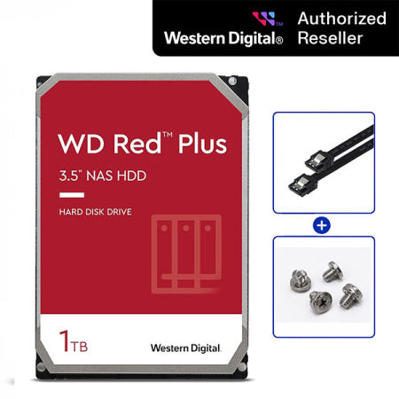 WD120EFGX WD RED PLUS HDD 나스용 3.5인치 하드디스크 512MB, 12TB