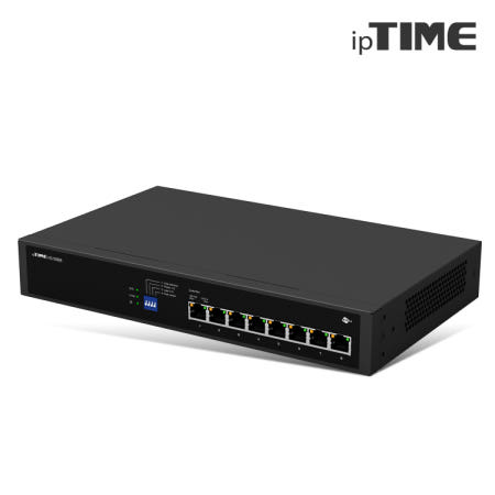 10Gbps 8포트 기가비트 스위칭허브 아이피타임 HG10008 (랙지원 ipTIME)