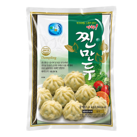 아하 양짓말 찐만두 4종 고기, 1.4kg, 1개