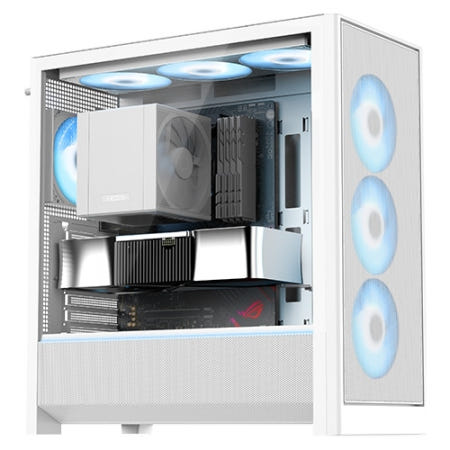 DAVEN D7 Mesh 세븐팬 ARGB PWM 화이트
