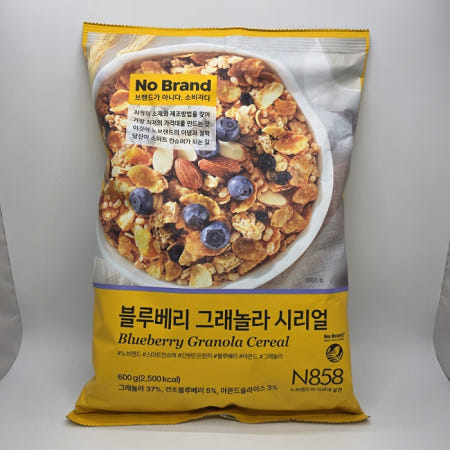 노브랜드 블루베리 그래놀라 시리얼 600g x 1개