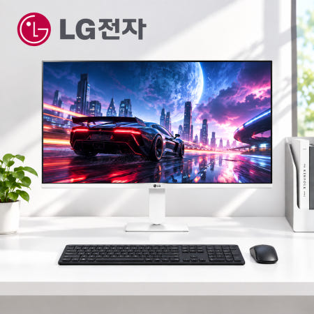 LG전자 27G411BW 68cm 144Hz IPS 화이트 슬림 게이밍 27인치 모니터
