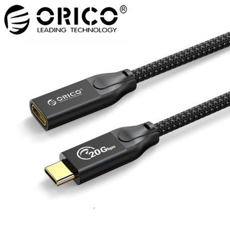오리코 Type-C 연장 케이블 USB3.2 Gen2x2 20Gbps PD100W 4K@60hz CY32(50CM)
