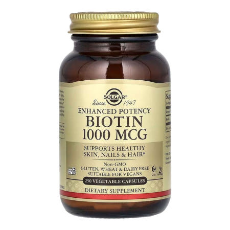 [해외]솔가 비오틴 1000mcg Solgar 250캡슐 1개