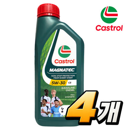 캐스트롤 마그네틱 C2 C3 API SQ 5W-30, 1L, 4개