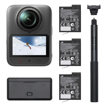 DJI 오즈모 360 II 카메라 어드벤처 콤보 OSMO 360 2 8K 60fps 360도 액션카메라