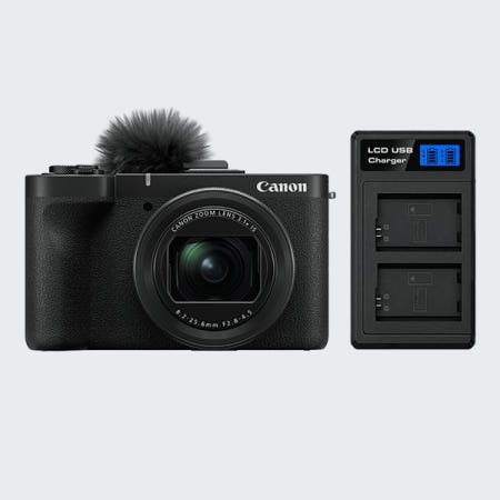 캐논 PowerShot V1(정품보유) + 포토리뷰 듀얼 충전기 (정품등록 이벤트) (단독 450대 판매)