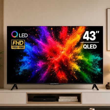 메가자이언트 스마트TV 109cm(43인치) FHD QLED 택배발송